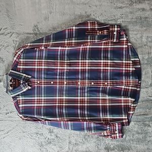 Vintage Chaps Ralph Lauren Men's sz Lg plaid shirt